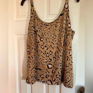 Animal print cami
